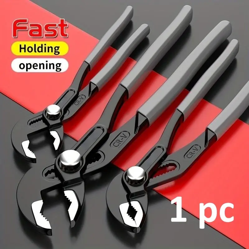 Industrial-Grade Chrome Vanadium Steel Multi-Tool, Large Nose Pliers, Water Pump & Wrench Combo, Durable Heavy Duty Hand Tool Set