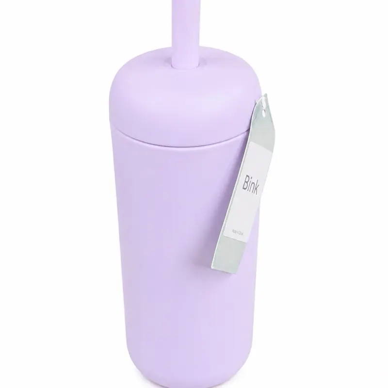 Bink stainless 21 ounce tumbler  with  silicone straw