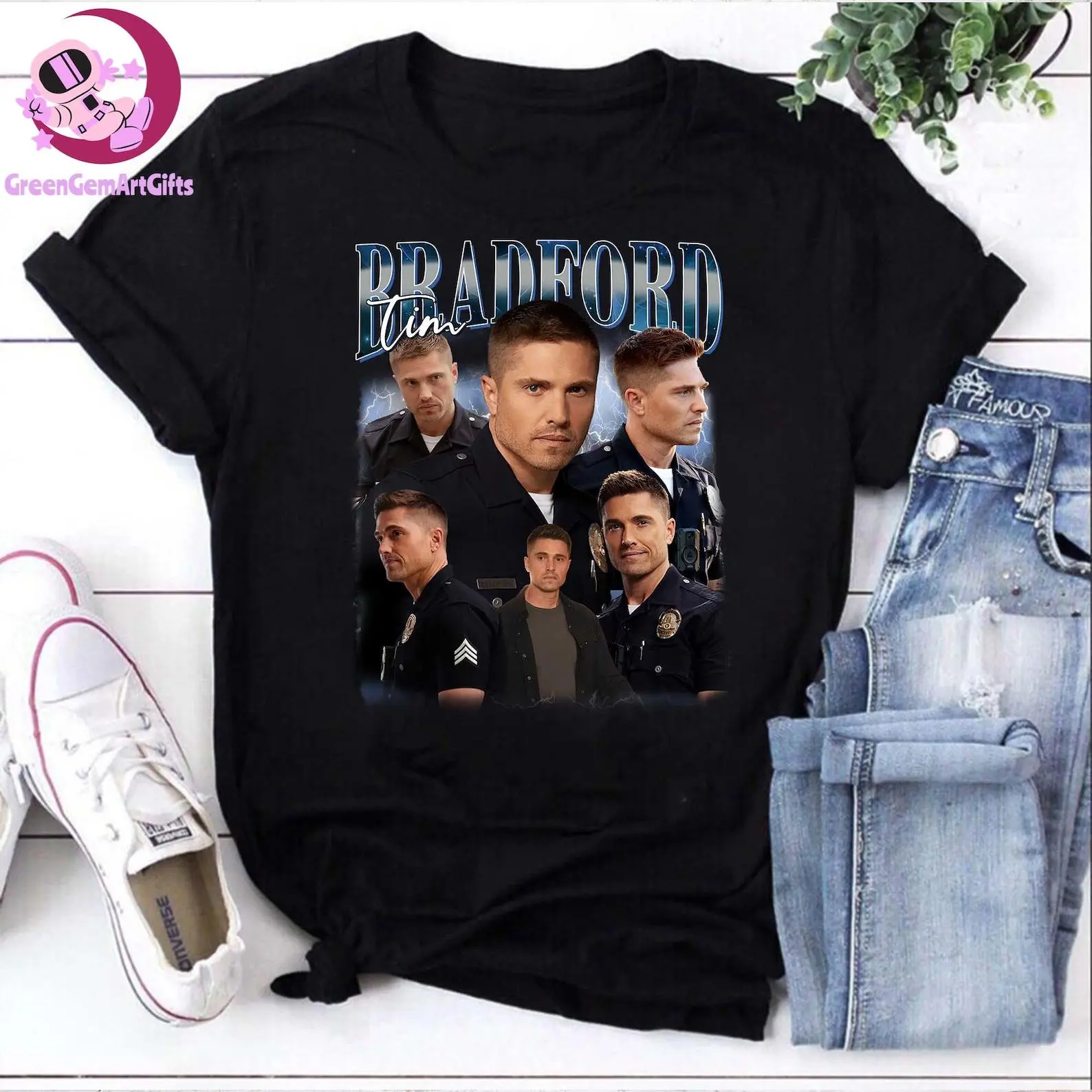 Tim Bradford Bootleg Vintage Shirt, Movie Graphic Tim Bradford The Rookie Vintage 90s T-Shirt, Eric Winter Shirt, Tim Bradford Gift For Fan