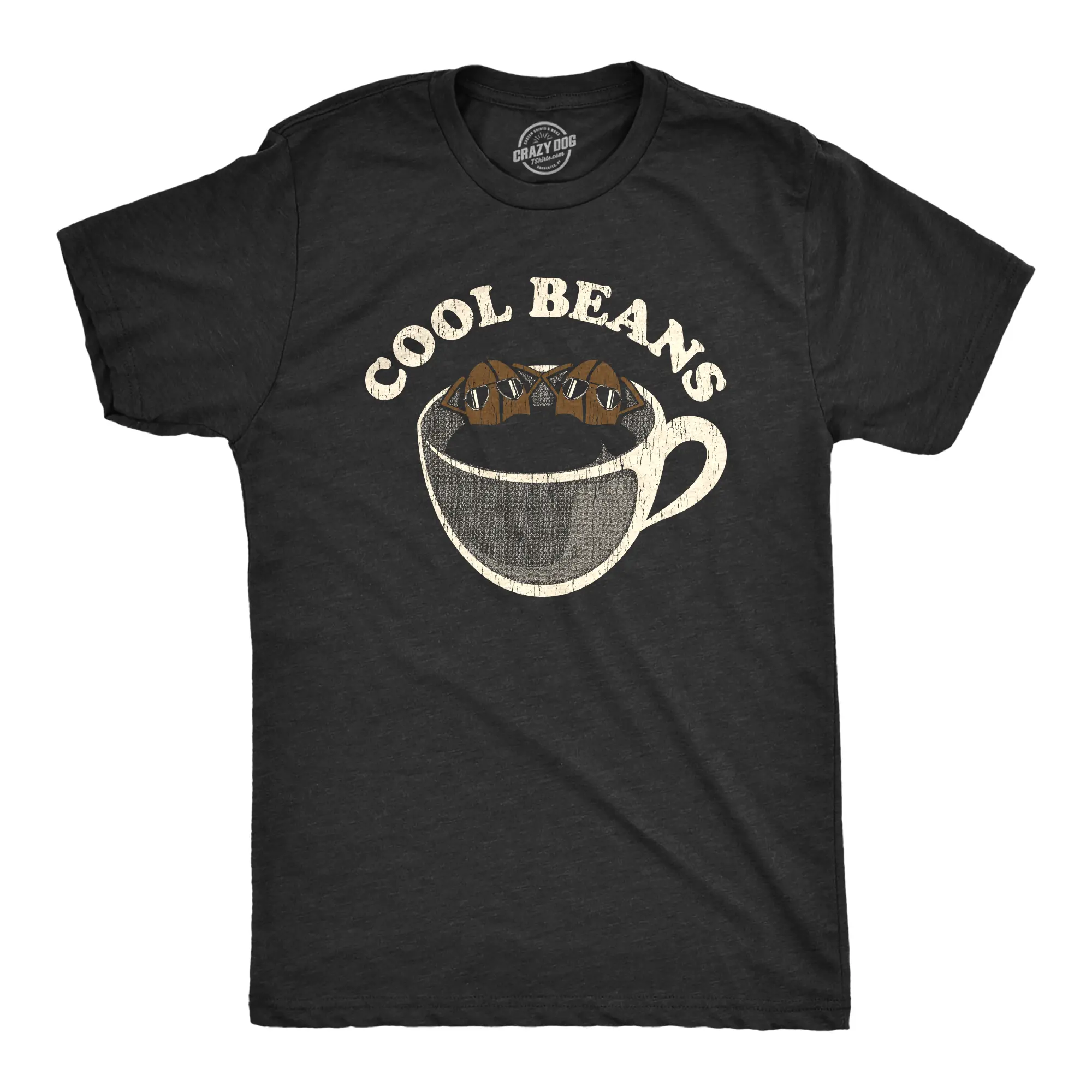 Mens Cool Beans T Shirt Funny Coffee Lover Cafe Barista Graphic Tee Mens Funny T Shirts Cool Vintage Fashion T-Shirt Gift Classic Menswear Funny Coffee Short Sleeve Novelty Tees for Guys Black