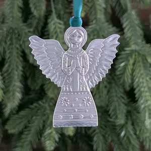 Angel Pewter Ornament