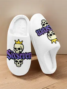 Men's SixSeven Themed Designed Indoor, Comfortable Home Footwear, Modern Mens' Slides for Home Looks and Leisure Styles, House Slippers