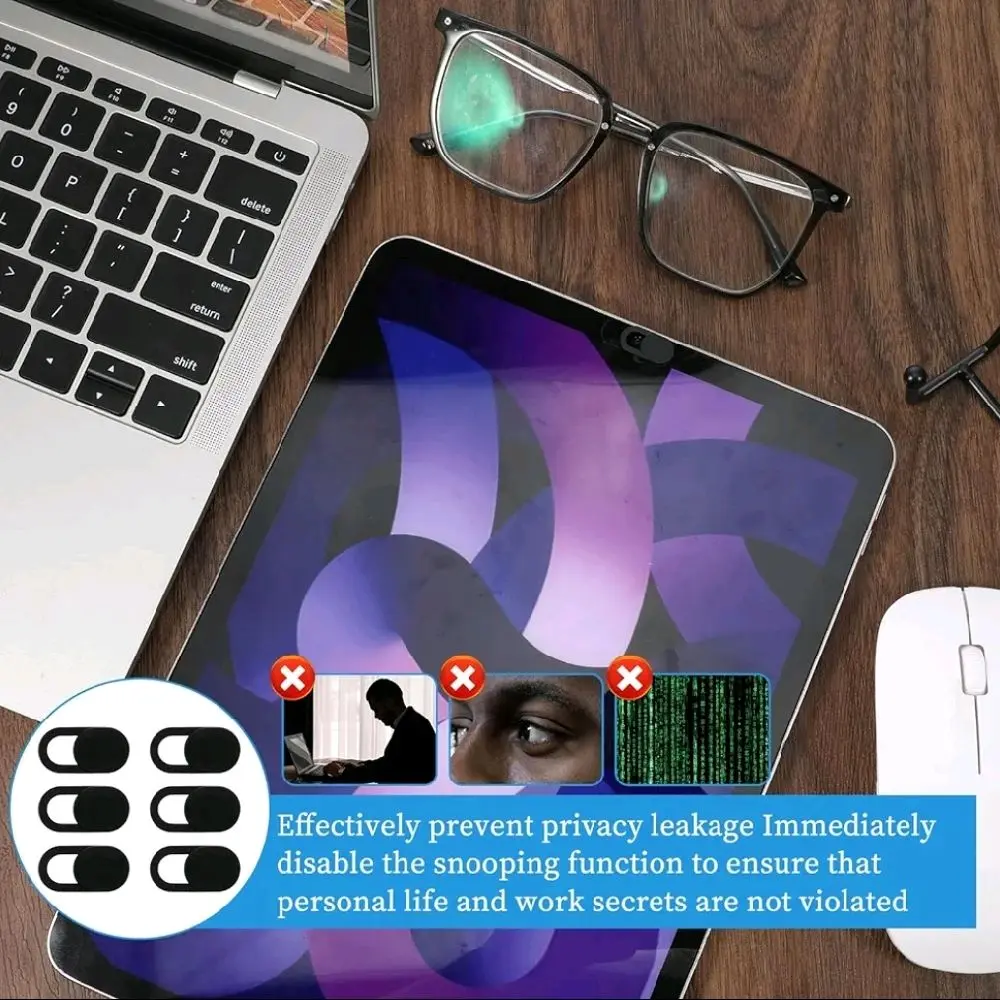8 Camera Privacy Slide Covers - Effectively Prevent Privacy Leakage & Disable Snooping Function for Personal Life and Work Secrets