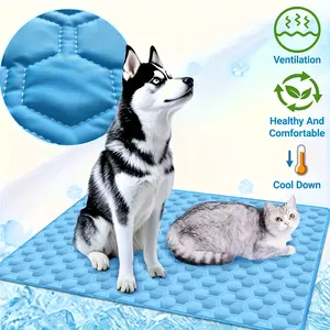 2026 Upgraded Cooling Mat for Cats & Dogs — Breathable, Lightweight Pet Cooling Bed, Suitable for All Breeds and Sizes (Small to Medium) — Ready to Use, No Assembly Required washable