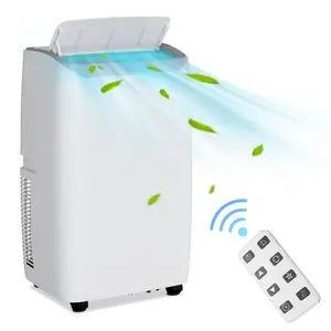 14000 BTU Portable Air Conditioner Efficient Cooling, Air Conditioner Cools Room up to 750 Sq.Ft Dehumidifier, Remote Control, 24Hrs Timer, Fan Modes, Moveable Wheels.