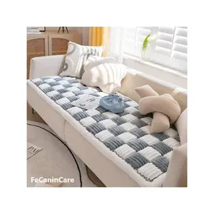 Plaid Pattern Pet Cushion, Non-Slip Dog Mattress, Soft And Comfortable Pet Cushion For Sofa And Car Seat. Summer Gifts, Cat Supplies