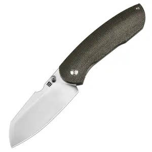 ArtisanCutlery Prime 1866G S90V Blade Micarta+Titanium Handle Folding Knives Survival Tools and Survival Gear