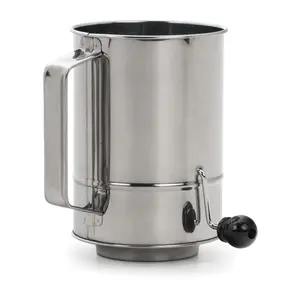 RSVP 5 Cup Crank Style Flour Sifter