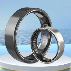Smart Ring, Intelligent Fitness Ring With Health Monitoring, Sleep Monitoring, Pedometer, Unisex Design, Great Sports and Daily Leisure Gifts for Men Or Women, IP68 Waterproof, Long Battery Life, Compatible With IOS & Android