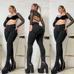 Moldeadora Jersey Faja Leggings - Tummy-Control Compression Leggings for Women (Core Sculpting, Comfortable Stretch Fabric)