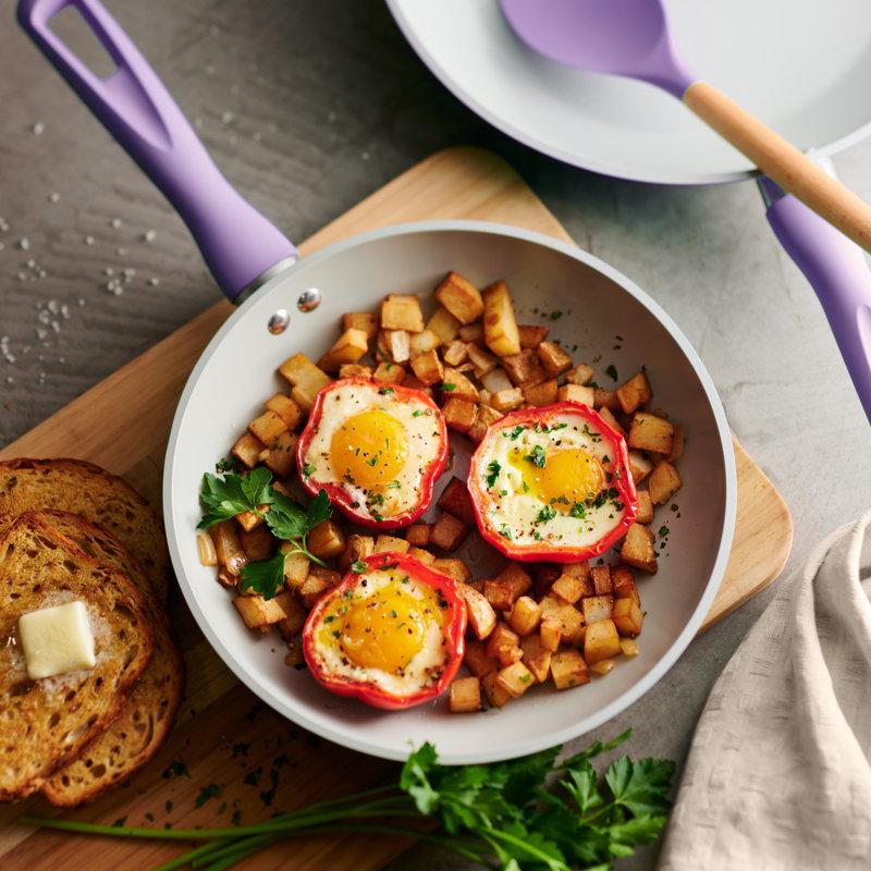 Tramontina 14 Pc Ceramic Induction-Ready Cookware Set, Purple