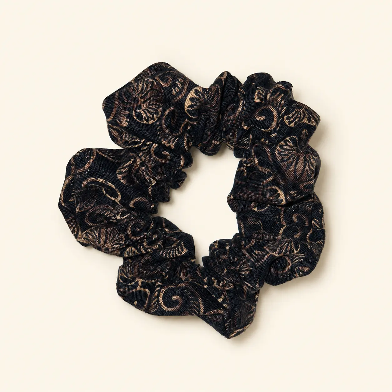 Black Vines Scrunchie