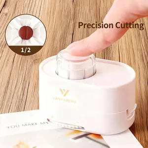 Effortless Pill Splitting Tool, Precision Medicine Slicer, Easy-To-Use Pharmacy Accessory, Ideal for Daily Medication Management