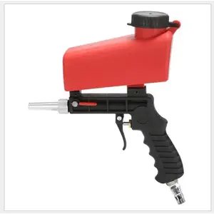 Sandblasting Gun with Nozzle, Handheld Glass TombstoneSprayer Sandblasting Machine, Anti-rust Sandblaster,Professional Car Body Repair Tool,