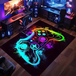 Gaming Rug - for Boys Room Gamer Carpet - Gaming Area Rug