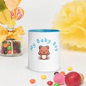 My Baby Boy Bare Colored Mug