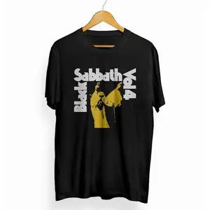 BLACK SABBATH - Black Sabbath Vol. 4 - Classic - Retro - Music Shirt Cotton Man Menswear Top Round Neck Graphic