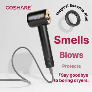 COSHARE SuperFlow1 High Speed Hair Dryer with Magical Essence Ring Smells Blows Protects Say goodbye to boring dryers