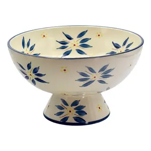 Temp-tations Old World 3-qt Pedestal Bowl