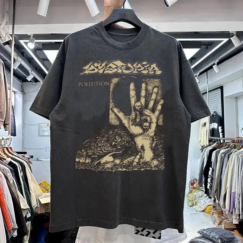 Dystopia Underground Punk T Shirt Gift For Fans Heavy Music Tee