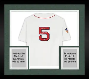 Framed Nomar Garciaparra Boston Red Sox Autographed White Mitchell & Ness Authentic Baseball Jersey with "97 AL ROY" Inscription - Fanatics Authentic Certified