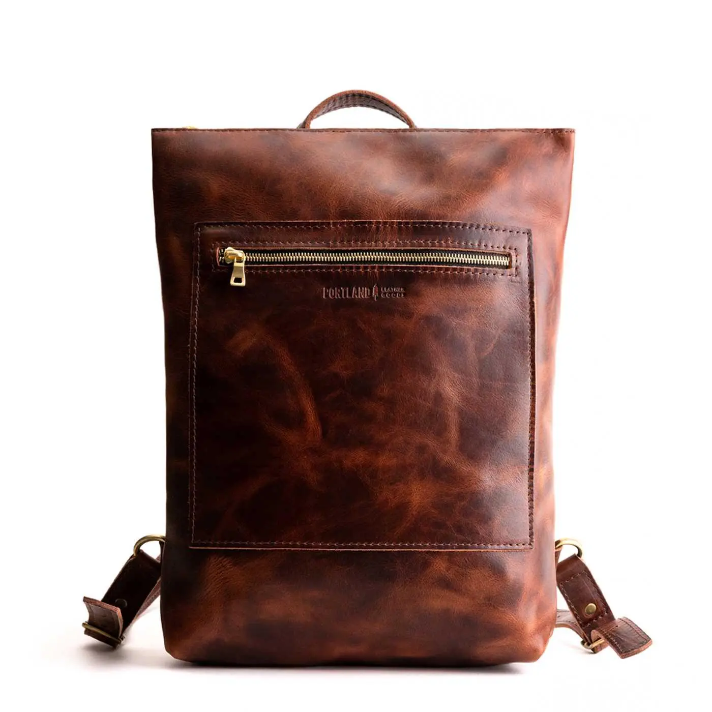 Portland Leather Laptop Backpack - Workday Comfort Carry  display picture 1
