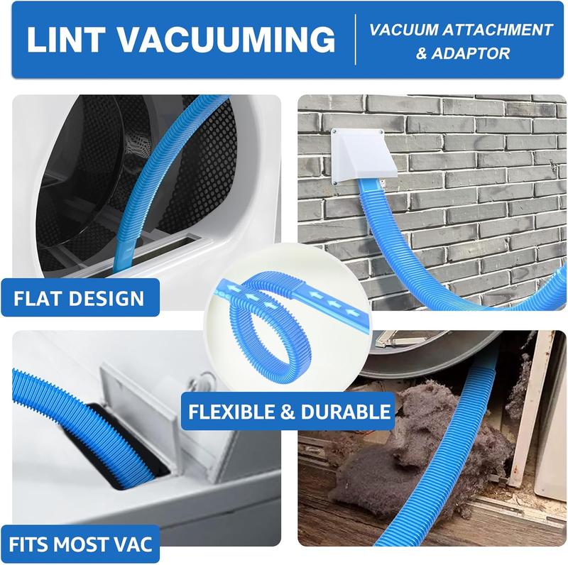 22- Dryer Vent Cleaner Kit with 32 of Synthetic Brush, 23 Nylon Rods, and Universal Drill Bit for Complete Cleaning 22- Dryer Vent Cleaner Kit with 32 of Synthetic Brush, 23 Nylon Rods, and Universal Drill Bit for Complete Cleaning