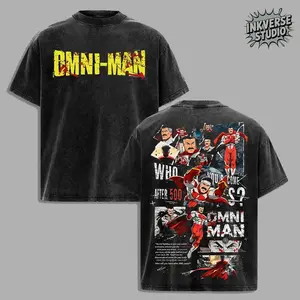 Retro Invincible War Omni Man V2 Graphic Tee, Invincible MCU Animated Series T Shirt, Superhero Punch Comic Design, Oversized Streetwear Unisex Tee, Vintage Bloody Comic Style, Gift for Invincible Fan, Adult Animation Merch