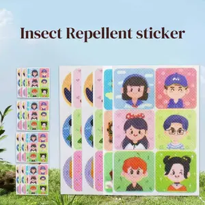 Animal Insect Repellent Sticker,Cute Animal Design,Sticks to Clothes,Backpacks,Chairs,Preserves Effectiveness When Sealed.