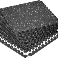 6 Pieces Black with Grey Dots