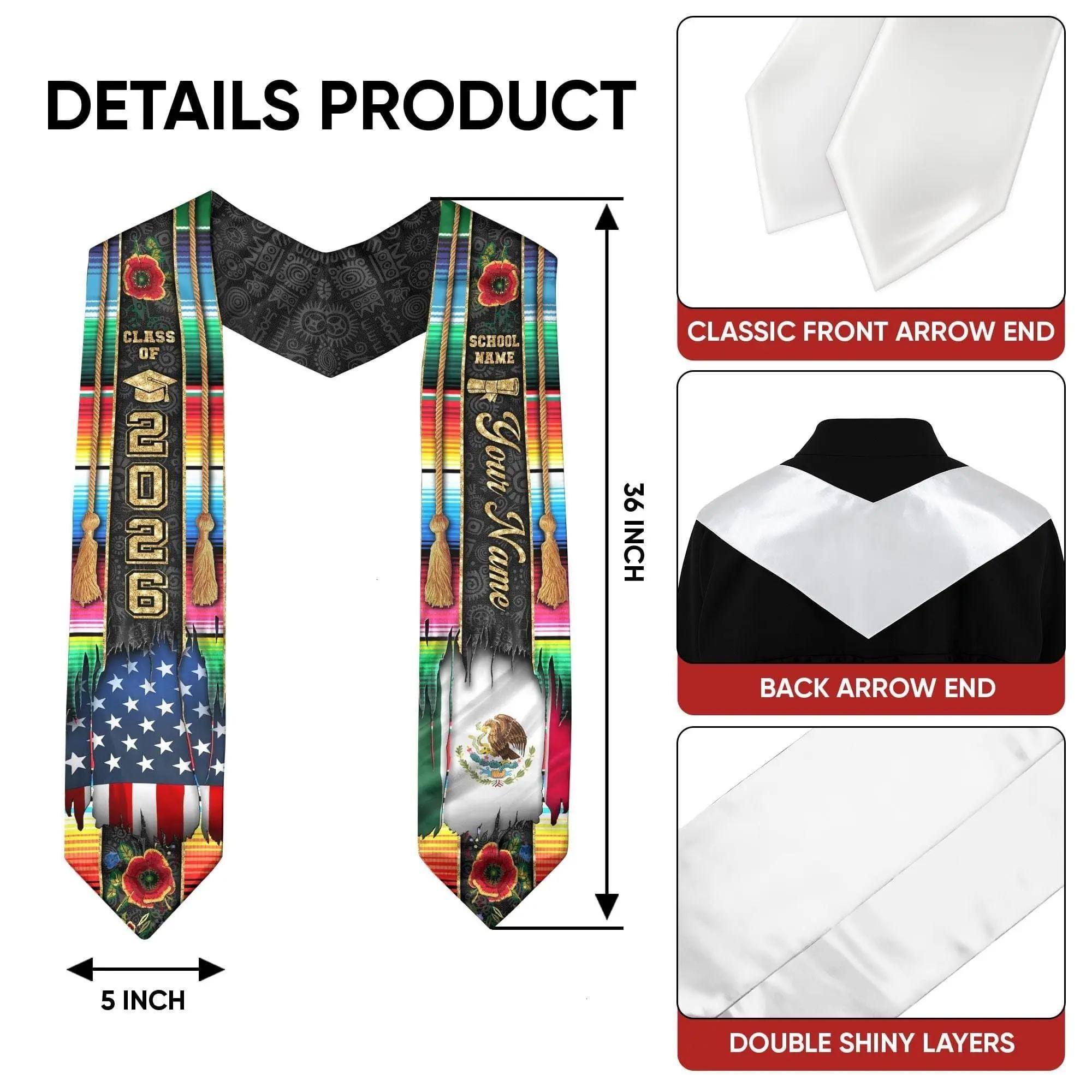 National Flag Graduation Stole Sash – Unisex Graduation Stole, Cultural Pride Graduation Gift for High School College Ceremony National Flag Graduation Stole Sash – Unisex Graduation Stole, Cultural Pride Graduation Gift for High School College Ceremony