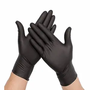 Medium Black Cleaning Gloves
