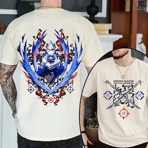 Hashibira Character Shirt - Demonn Slayerr Tee - Inosukee Anime Color Sweatshirt - Unisex 2024 Hoodie - Top, Menswear Womenswear Button