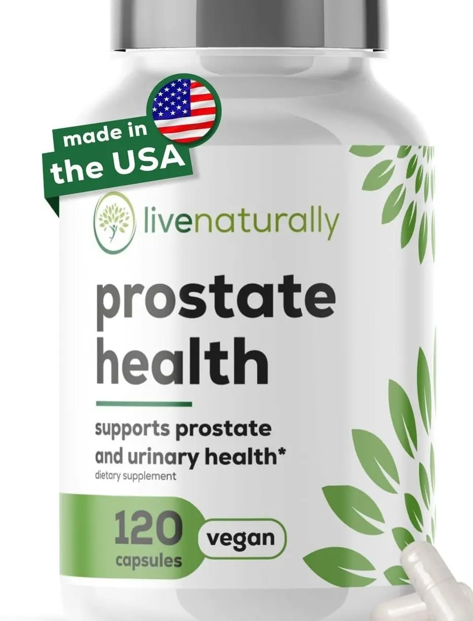Prostate Health Supplements for Men [120 Capsules] with Saw Palmetto Extract, Pumpkin Seed, stinging Nettle Root, zinc, Selenium, Vitamin E – Urinary Flow & Prostate Support
