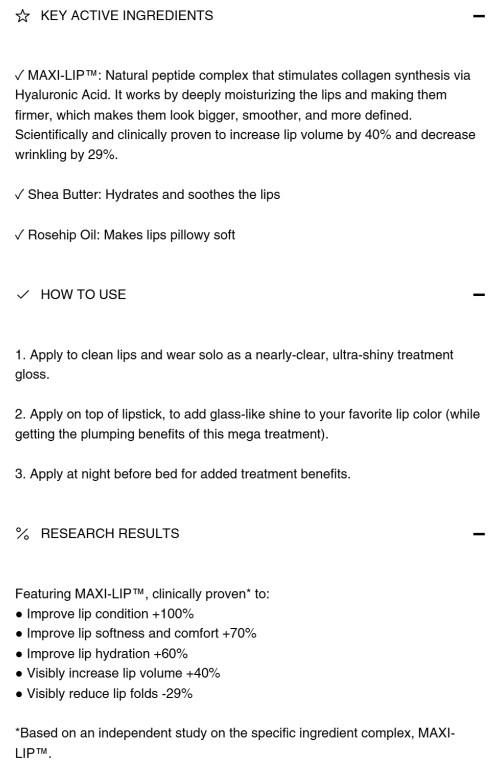 Forget The Filler Lip-Plumping Line-Smoothing Gloss