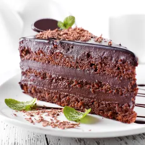 Nuuva Semi-Sweet Ganache - Soft & Creamy Dark Brown Chocolate Filling for Cakes Cookies & Moussey - Shelf-Stable Without Refrigeration