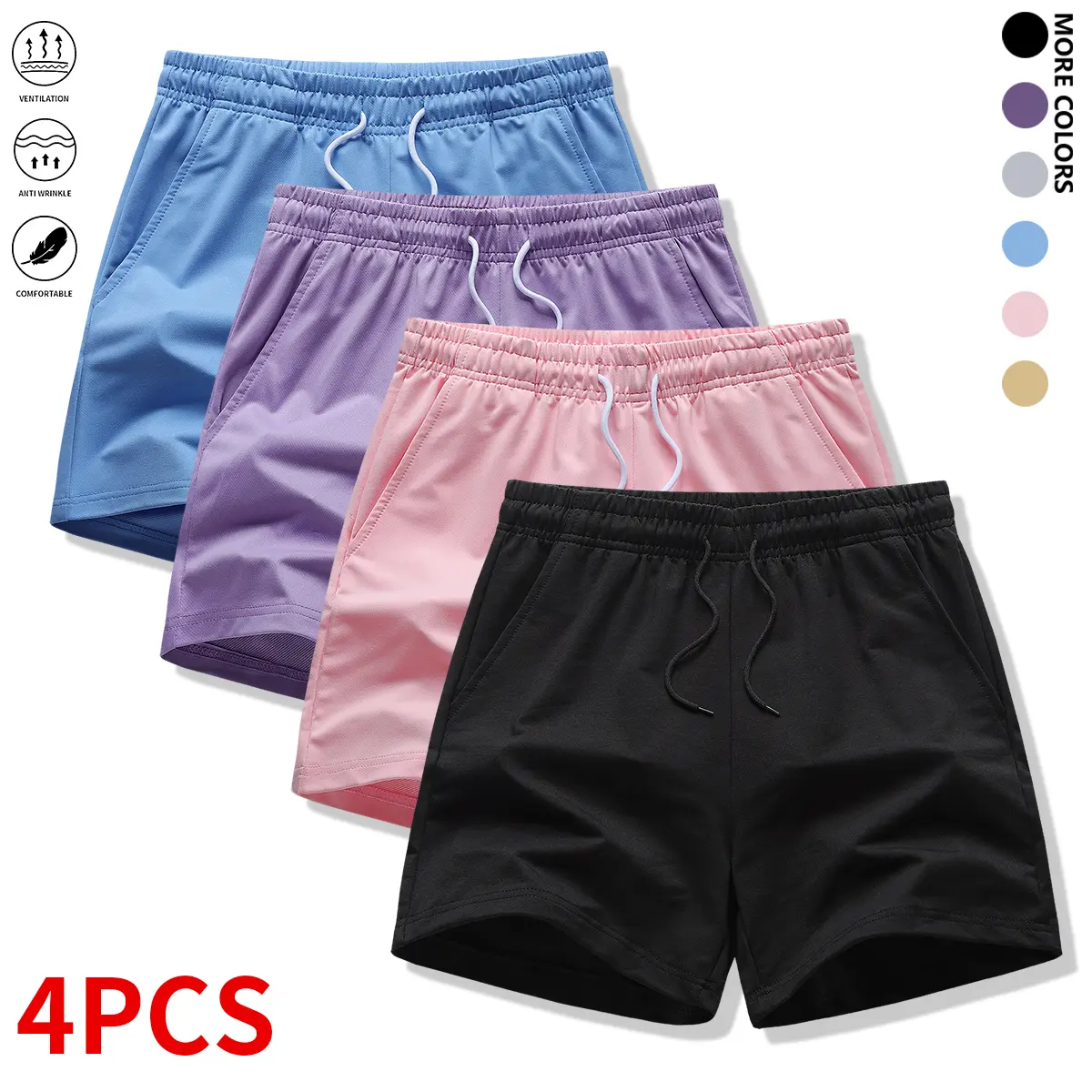 Black - Pink - Purple - Blue