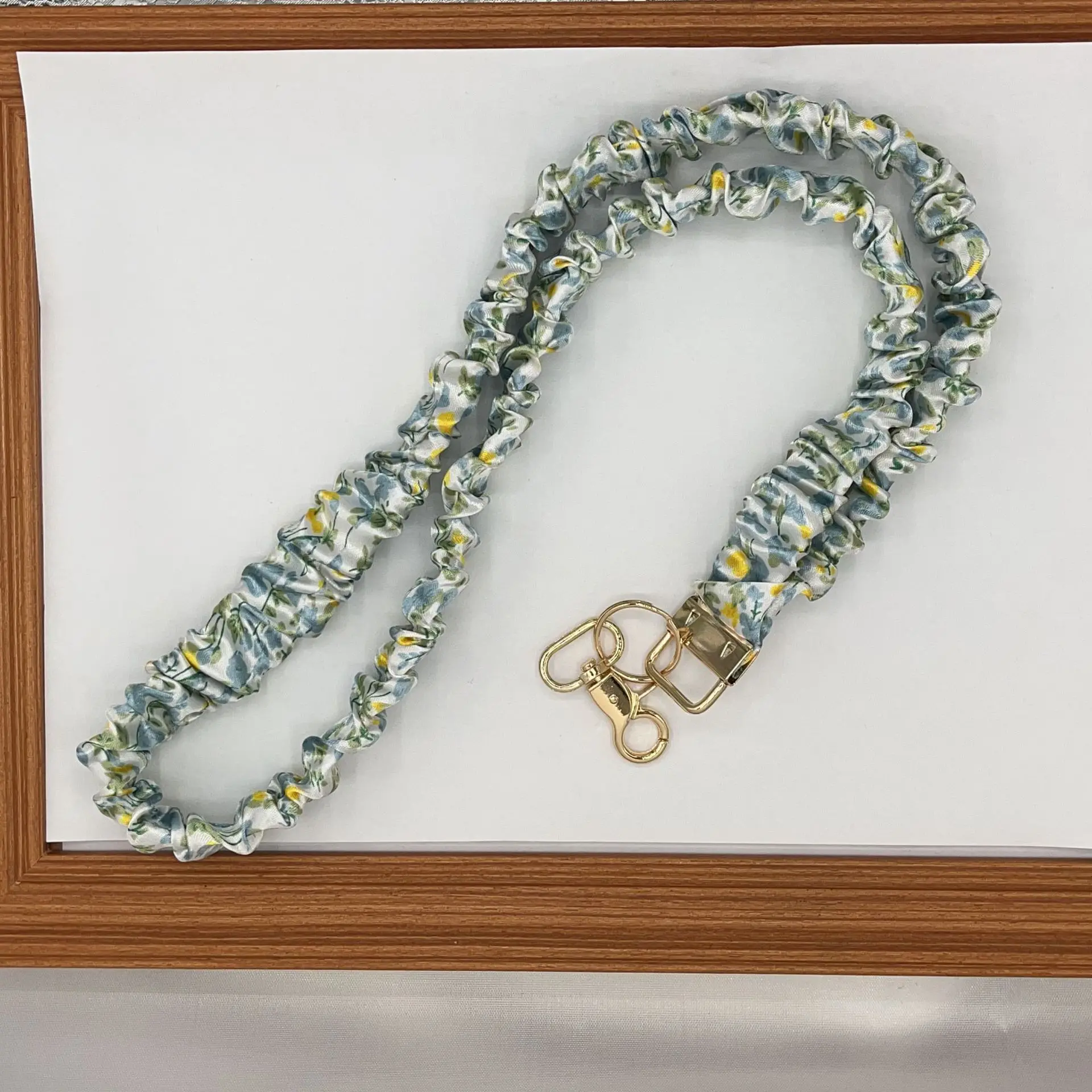 blue and yellow florals