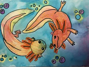 Add-On Art Project - Axolotl Friends L2 (ages 8+)