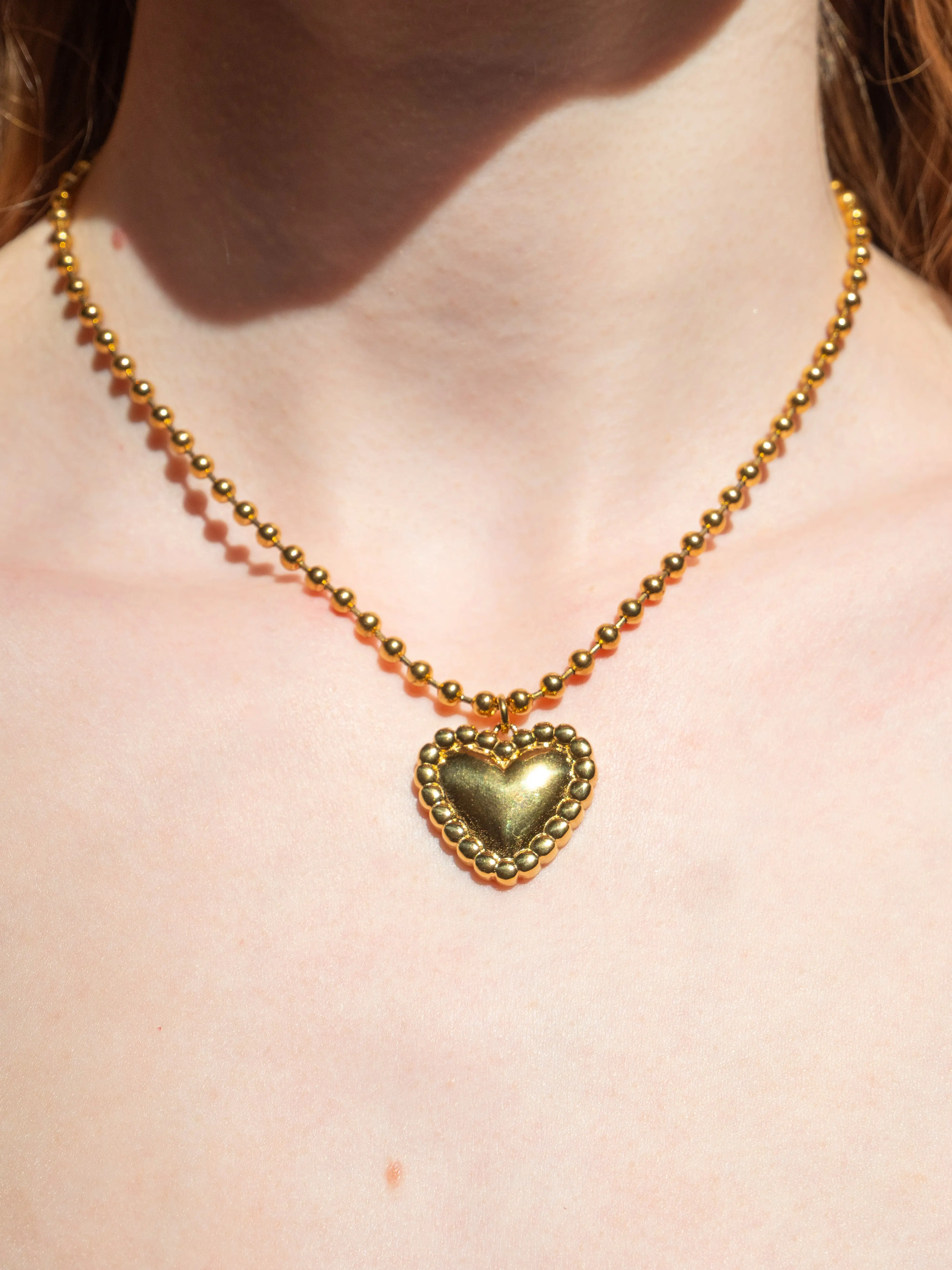 Bubble Heart Necklace | Stainless Steel Non-Tarnishing Jewelry