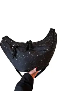 Fashion Crossbody Shoulder Bag, Casual Large Capacity, Star Pattern, Adjustable Strap, Lightweight for Spring Summer, Women's Daily Use