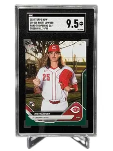 2025 Topps Now OD-218 Rhett Lowder Road To Opening Day Green /99 SGC 9.5 (RC)