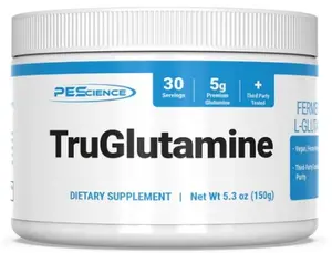 TruGlutamine Unflavored 30 servings fermented L-Glutamine