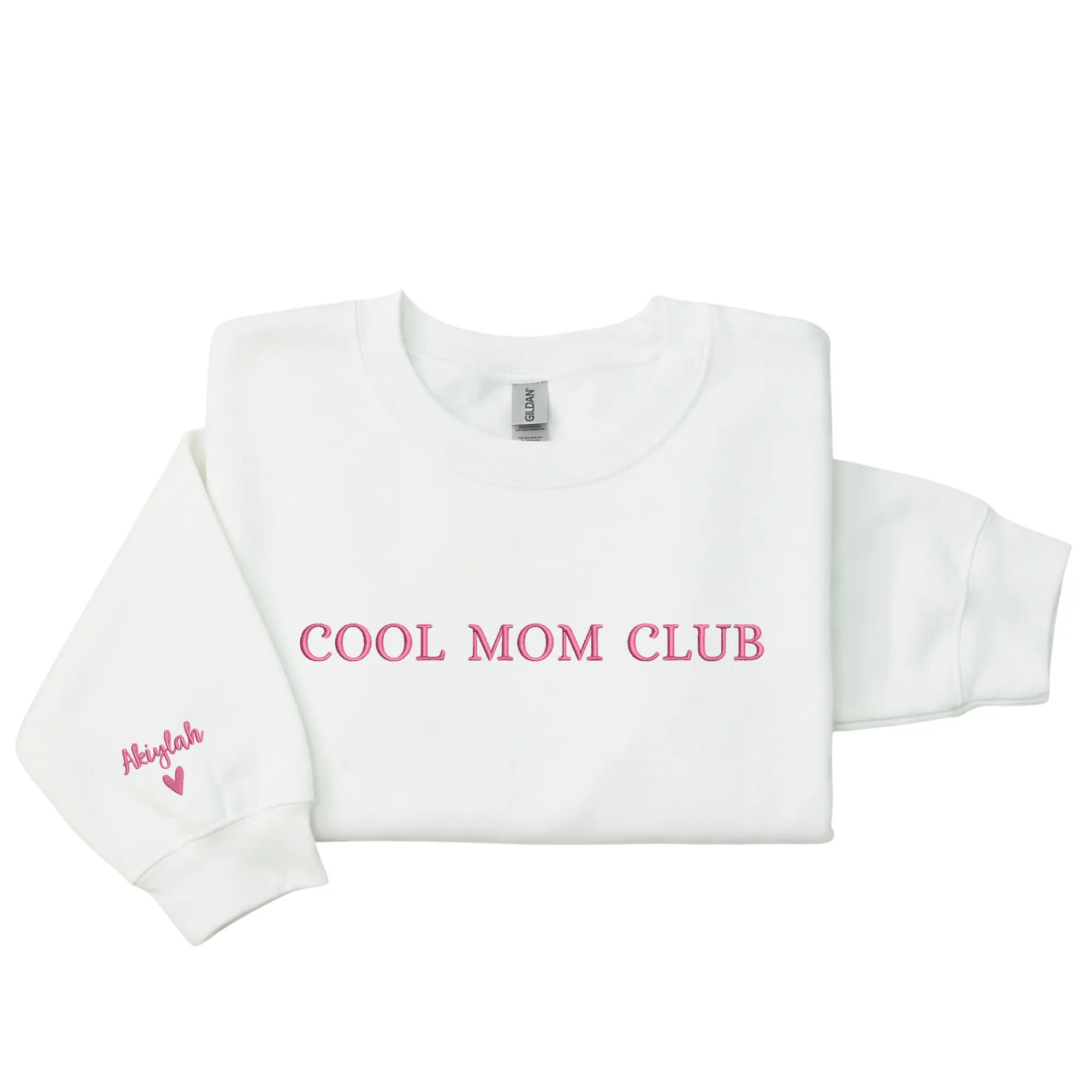 Embroidered Cool Mom Club Sweatshirt, Trendy Mama Style, Mother Life Aesthetic, Cozy Everyday Wear, Thoughtful Mother's Day Gift, Stylish Comfy Outfit