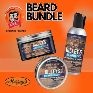 Legendary Beard Kit by Murray’s – Balm, Oil, Softener + FREE Pomade for Boss-Level Grooming
