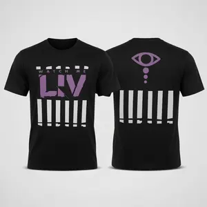 Liv Morgan T-Shirt - Wrestling Mugshot Design | Fan Shirt for Women & Men | Black and White Streetwear, Wrestling Merch, Gift Idea, Full Color, Full Sizes, For Men, For Woman