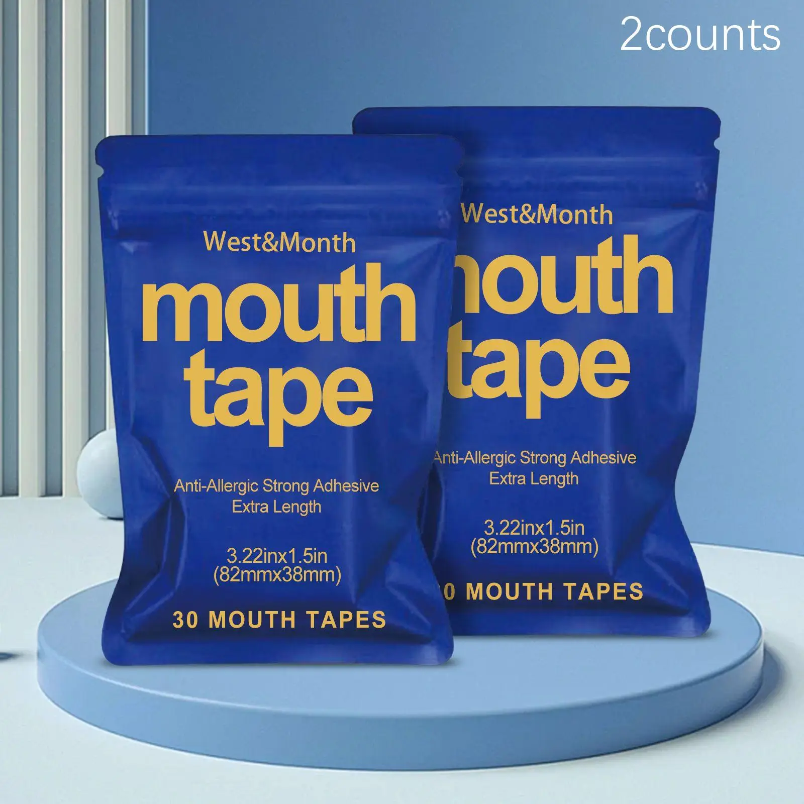 Sleeping Mouth Sticker (30pcs*2), Breathable Tape, Anti Snoring Mouth Sticker, Mouth Tape for Sleeping, Snore Mouth Tape, Snoring Relief Sticker, Brea