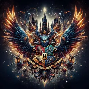 5D DIY Full Drill Round Diamond Painting - Diamond Painting Kit Eagle Emblem Mosaic Canvas DIY Wall Art, Home Wall Decor, Suitable for Halloween, Christmas, Birthdays, and Anniversary Gifts.