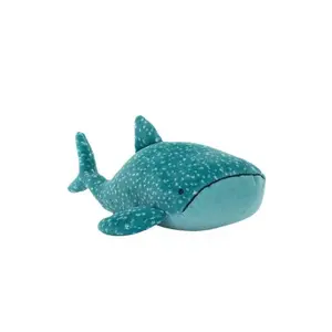 New JC Beverly Whale Shark Plush Toy Cute Ocean Animal Soft Stuffed Doll Kawaii Plushie Home Decor Kids Birthday Festival Gift