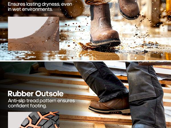 NORTIV 8 Men's Industrial Work Boots